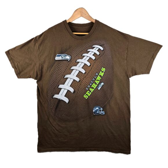 Majestic Other - Seattle Seahawks NFL Big Front Print Vintage Majestic Shirt Men's Size XXL Y2K